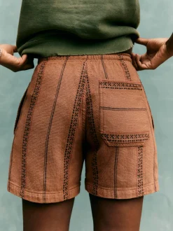 Women Imogene + Willie lagos lounge short in brown