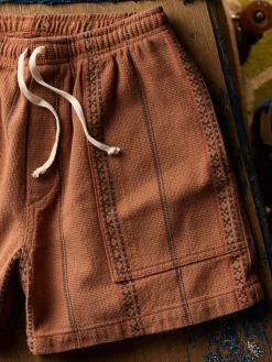 Imogene + Willie lagos lounge short in brown