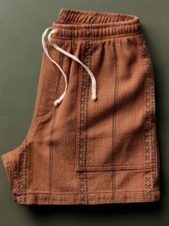 Imogene + Willie lagos lounge short in brown
