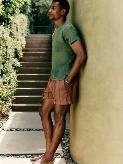 Imogene + Willie lagos lounge short in brown