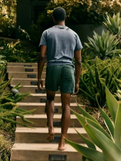 Imogene + Willie lagos lounge short in spruce