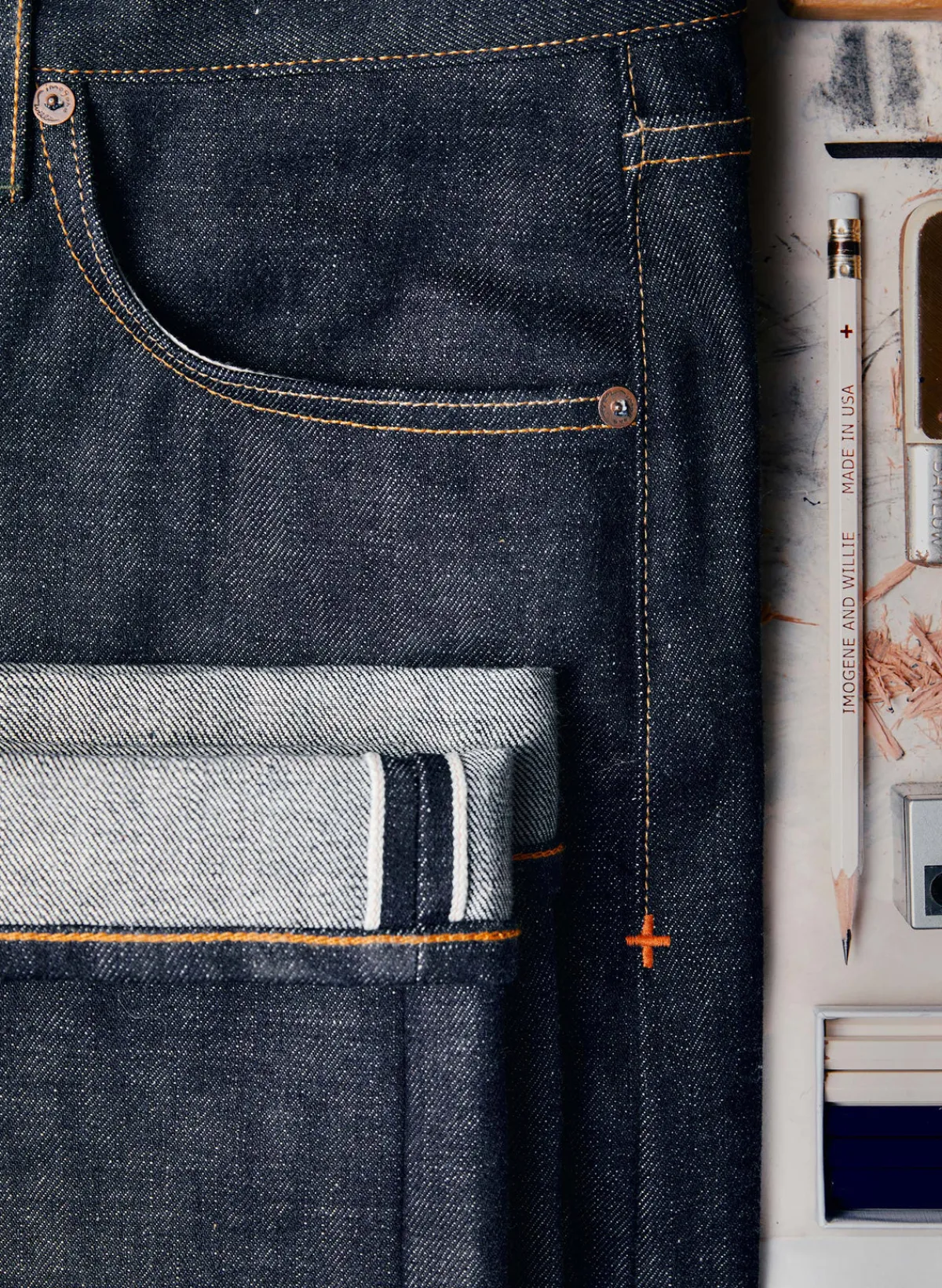 Imogene + Willie lewis indigo rigid jp