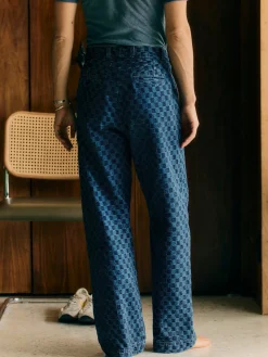 Women Imogene + Willie logan washed indigo check