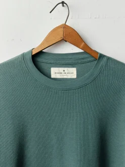 Women Imogene + Willie long sleeve midweight crew in spruce