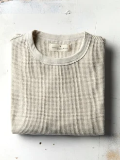 Imogene + Willie long sleeve thermal crew in ash