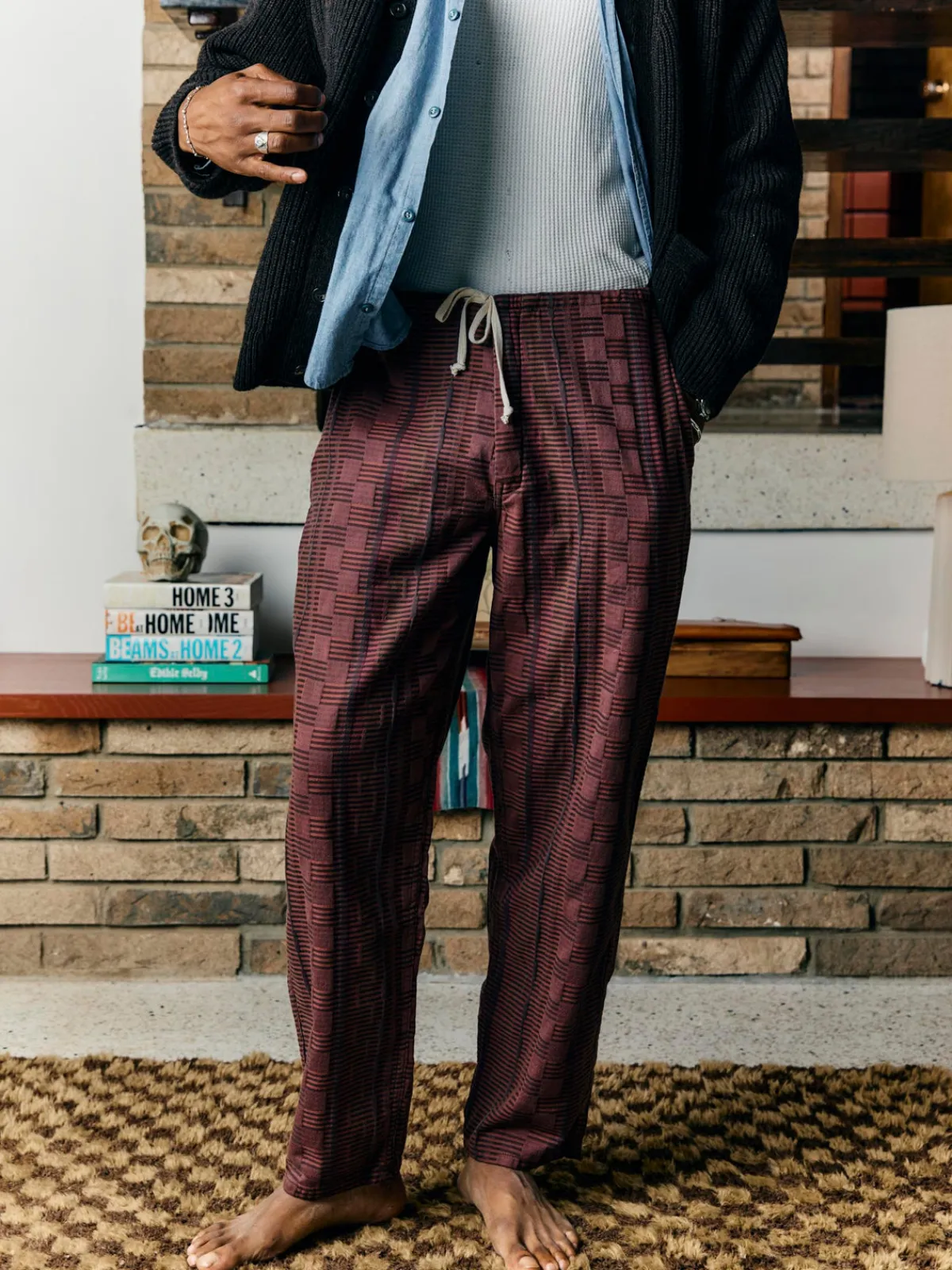 Imogene + Willie lounge pant in mojave jacquard