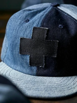 Women Imogene + Willie love fades recycled denim "plus" cap