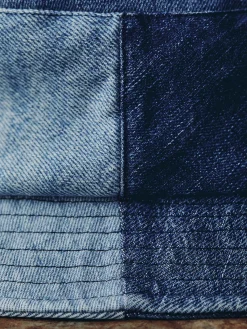 Women Imogene + Willie love fades recycled denim bucket hat