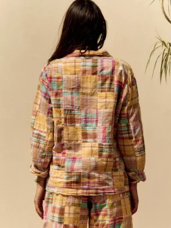 Women Imogene + Willie madras jacket in townsend