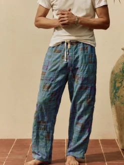 Imogene + Willie madras lounge pant in stafford
