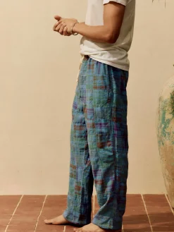 Imogene + Willie madras lounge pant in stafford