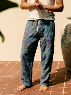 Imogene + Willie madras lounge pant in stafford