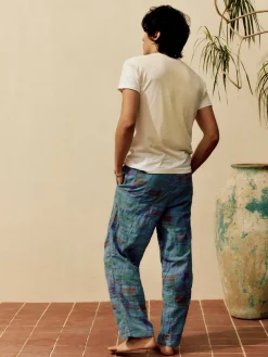 Imogene + Willie madras lounge pant in stafford