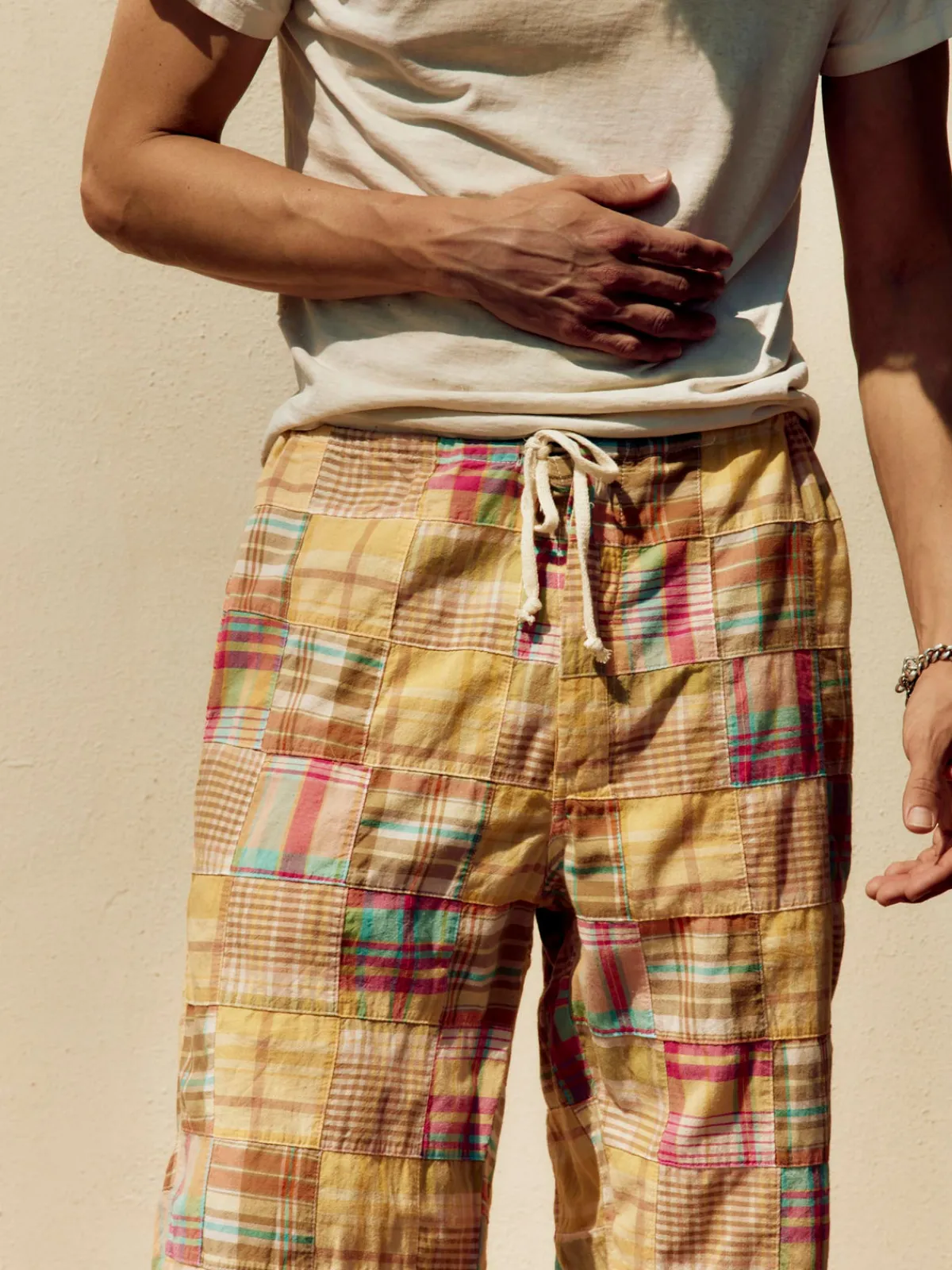 Imogene + Willie madras lounge pant in townsend