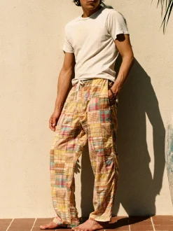 Imogene + Willie madras lounge pant in townsend