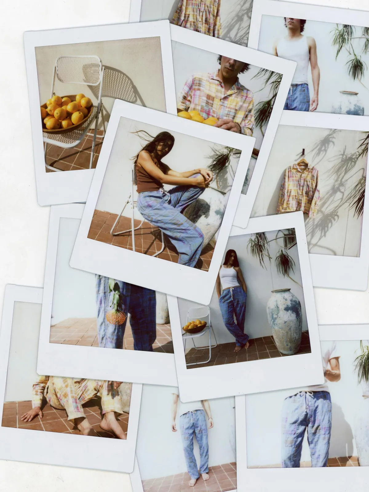 Women Imogene + Willie madras lounge pant in townsend