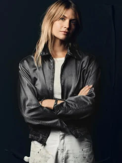 Women Imogene + Willie maya court jacket in satin