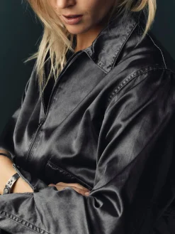 Women Imogene + Willie maya court jacket in satin