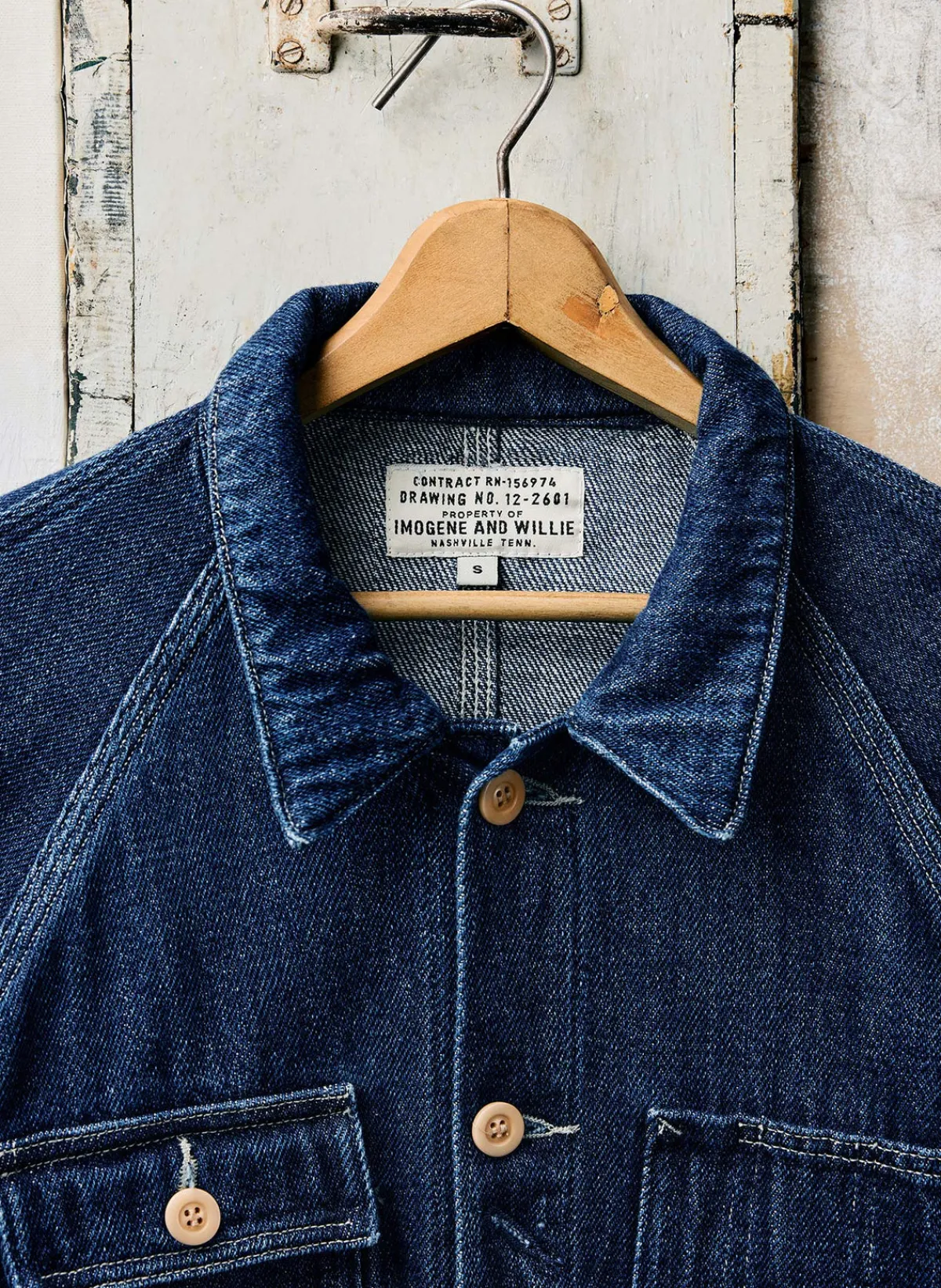 Imogene + Willie mill valley raglan jacket in indigo