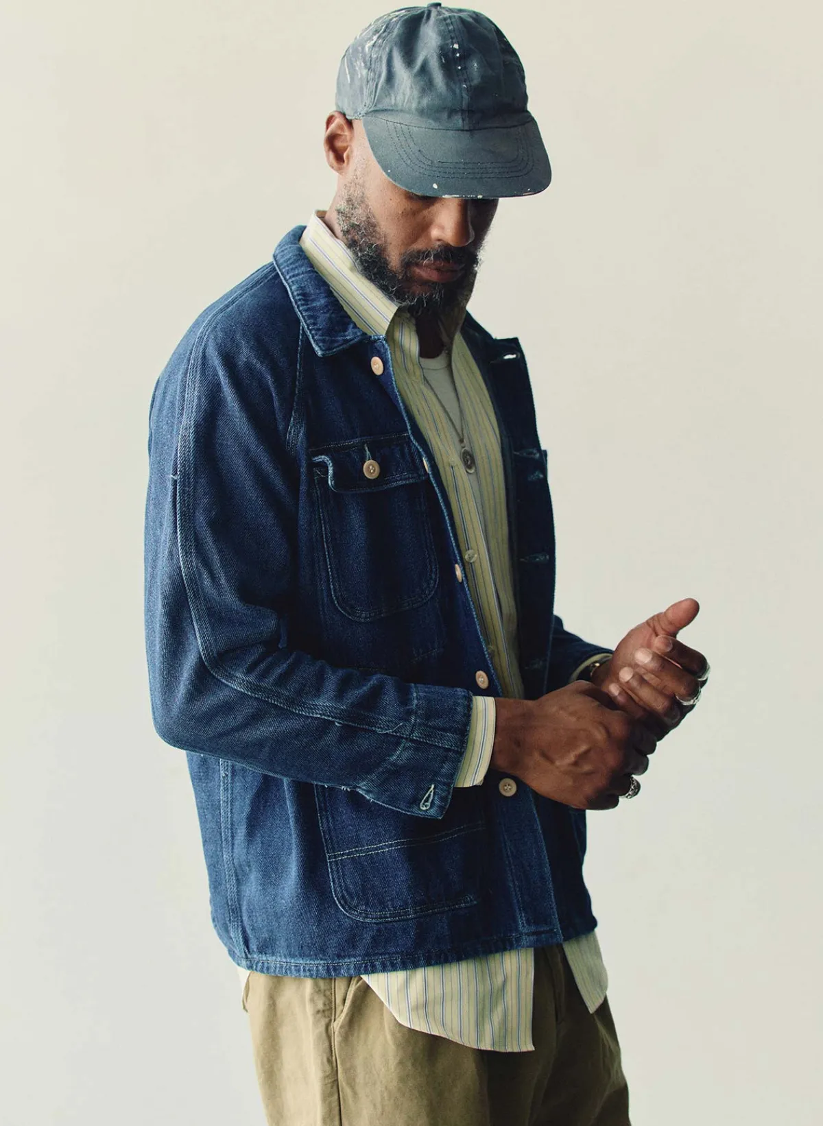 Imogene + Willie mill valley raglan jacket in indigo