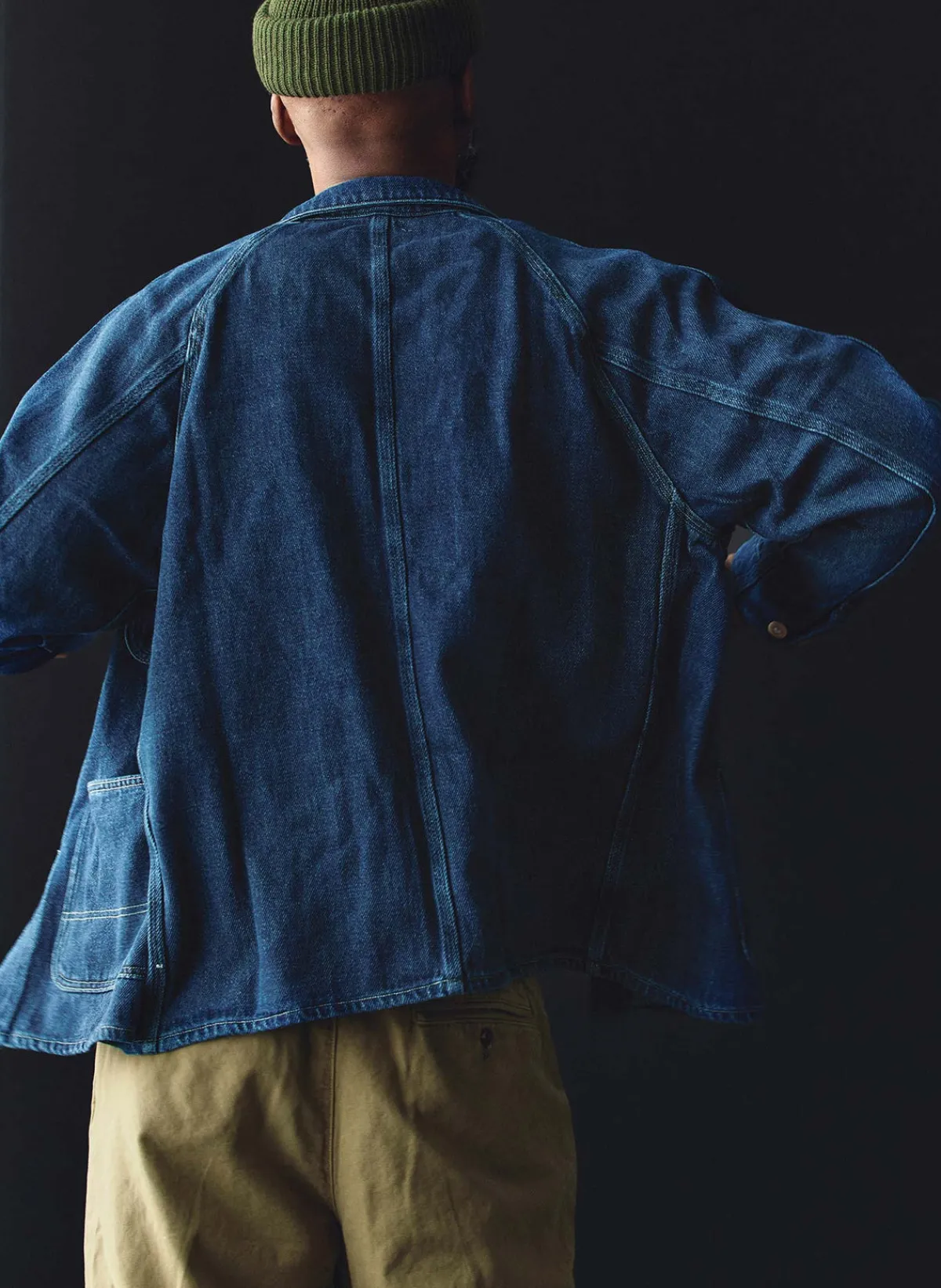 Imogene + Willie mill valley raglan jacket in indigo