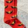 Women Imogene + Willie not today sock in poppy