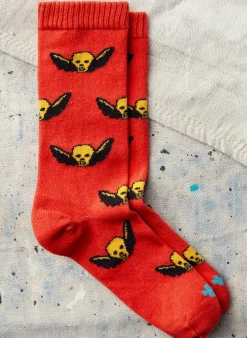 Women Imogene + Willie not today sock in poppy
