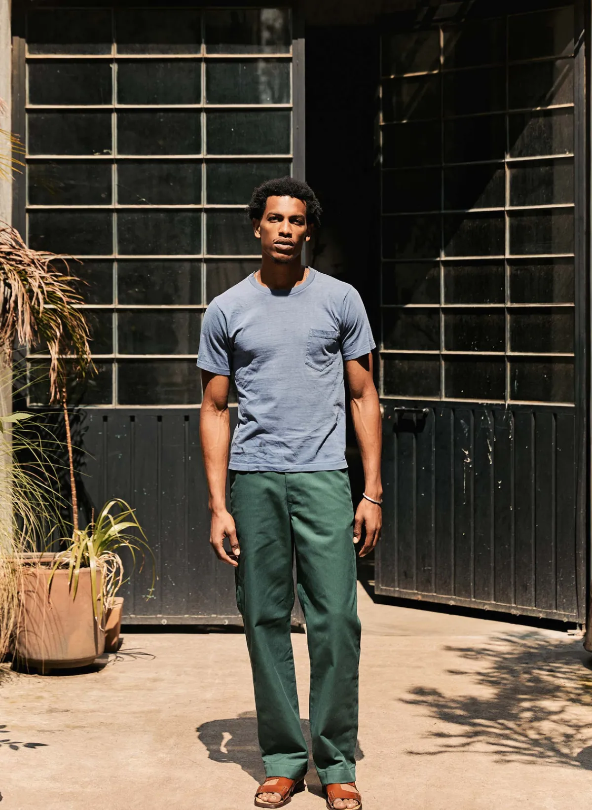 Imogene + Willie oceanside relaxed pant in spruce