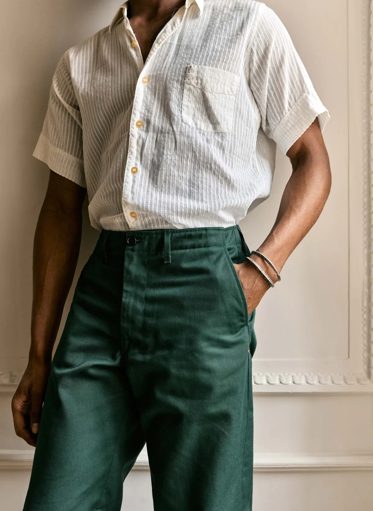 Imogene + Willie oceanside relaxed pant in spruce