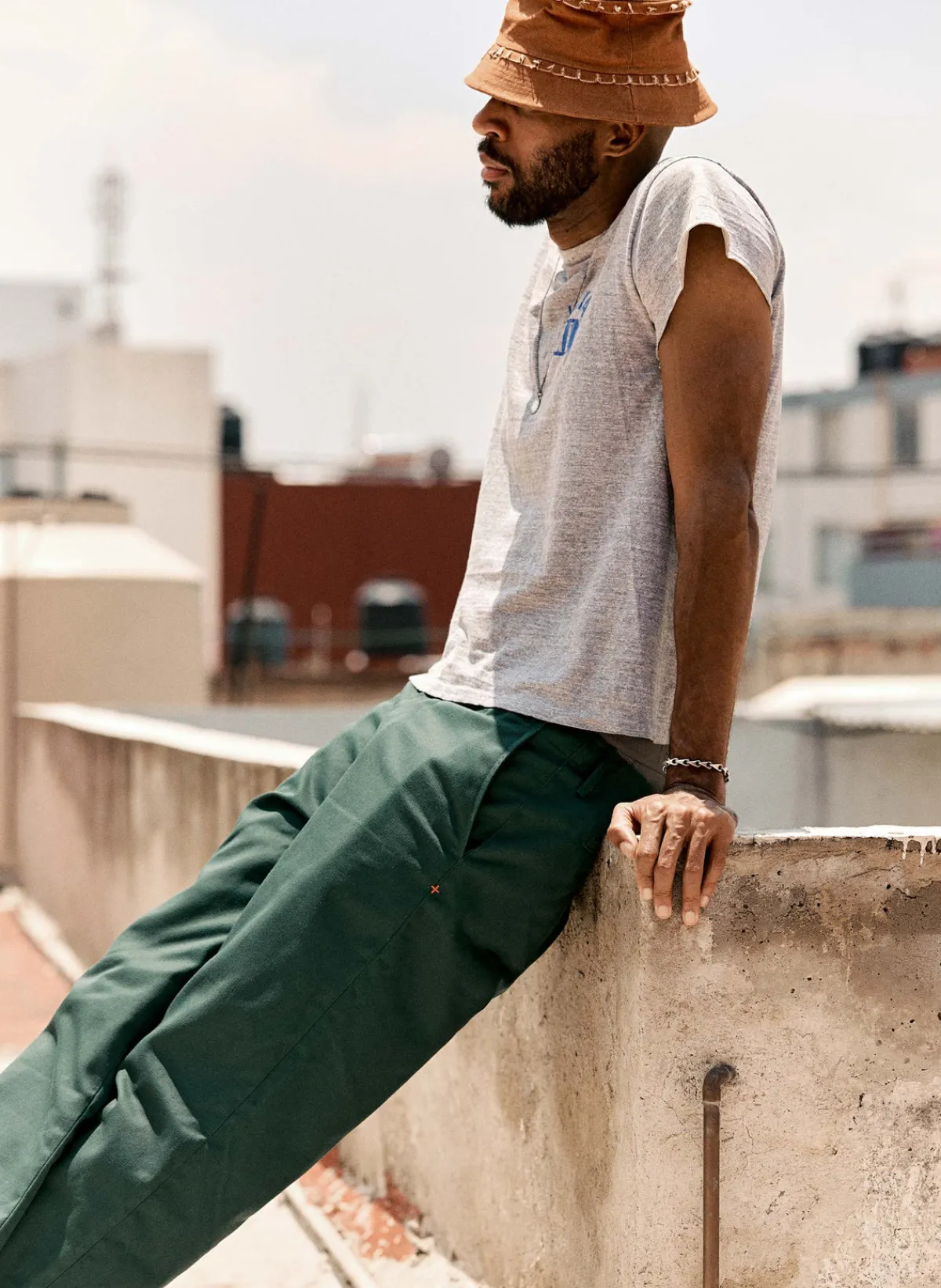 Imogene + Willie oceanside relaxed pant in spruce