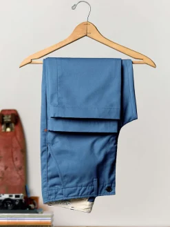 Imogene + Willie oceanside relaxed pant in postman blue