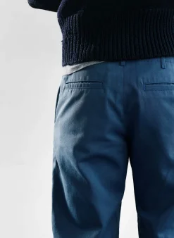 Imogene + Willie oceanside relaxed pant in postman blue