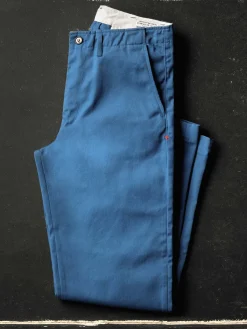 Imogene + Willie oceanside relaxed pant in postman blue
