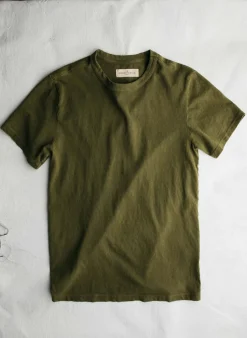 Women Imogene + Willie olive knit midweight crew