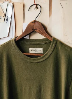 Women Imogene + Willie olive knit midweight crew