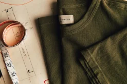 Women Imogene + Willie olive knit midweight crew