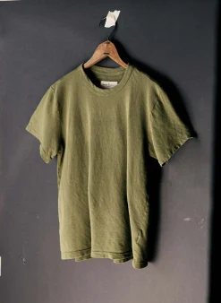 Women Imogene + Willie olive knit midweight crew
