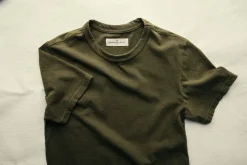 Women Imogene + Willie olive knit midweight crew