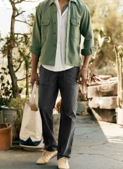 Imogene + Willie oliver military trouser in black