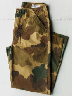 Imogene + Willie oliver military trouser in painted camo