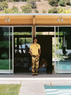 Imogene + Willie oliver military trouser in painted camo
