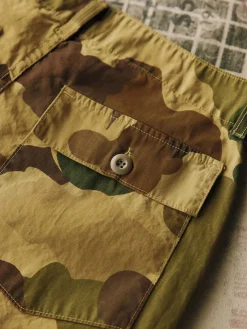 Imogene + Willie oliver military trouser in painted camo