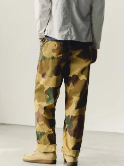 Imogene + Willie oliver military trouser in painted camo