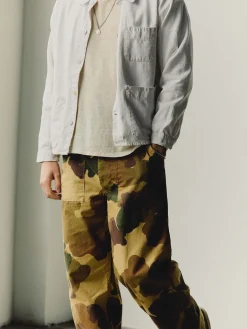 Imogene + Willie oliver military trouser in painted camo