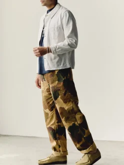 Imogene + Willie oliver military trouser in painted camo