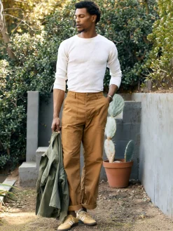Imogene + Willie oliver ripstop in field brown
