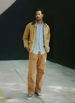 Imogene + Willie oliver ripstop in field brown