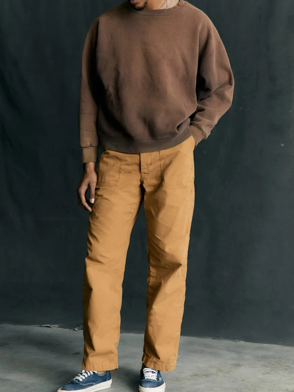 Imogene + Willie oliver ripstop in field brown