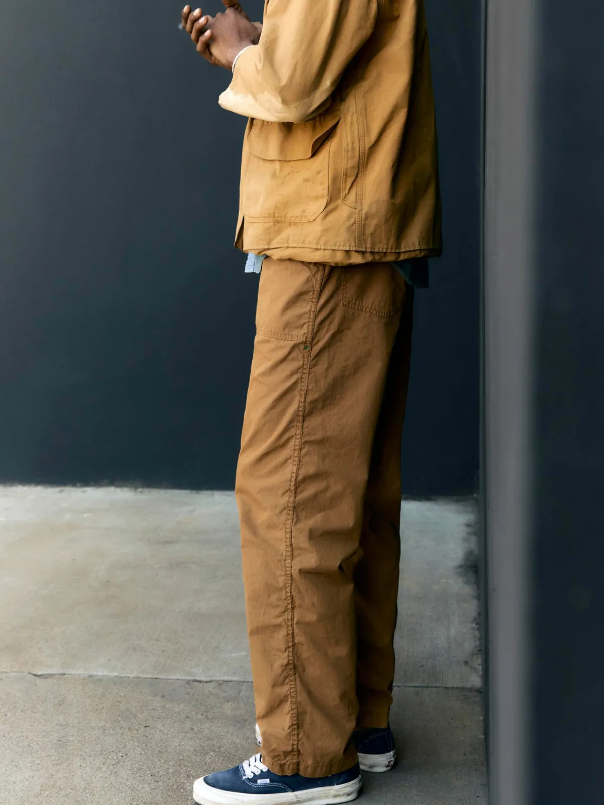 Imogene + Willie oliver ripstop in field brown