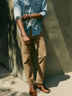Imogene + Willie oscar washed brown broken twill